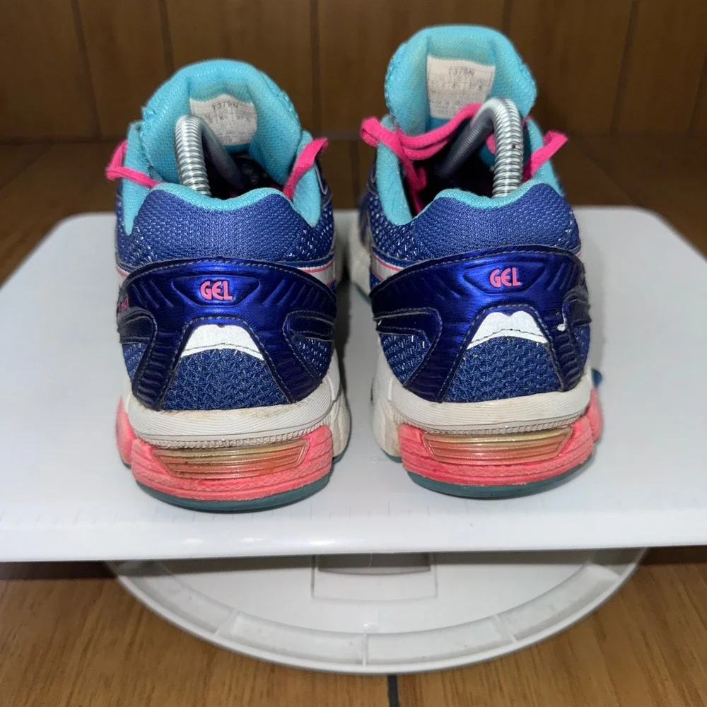 Asics Gel-Exalt Womens Running Shoes Blue Pink Turquoise T379N DuoMax 6.5